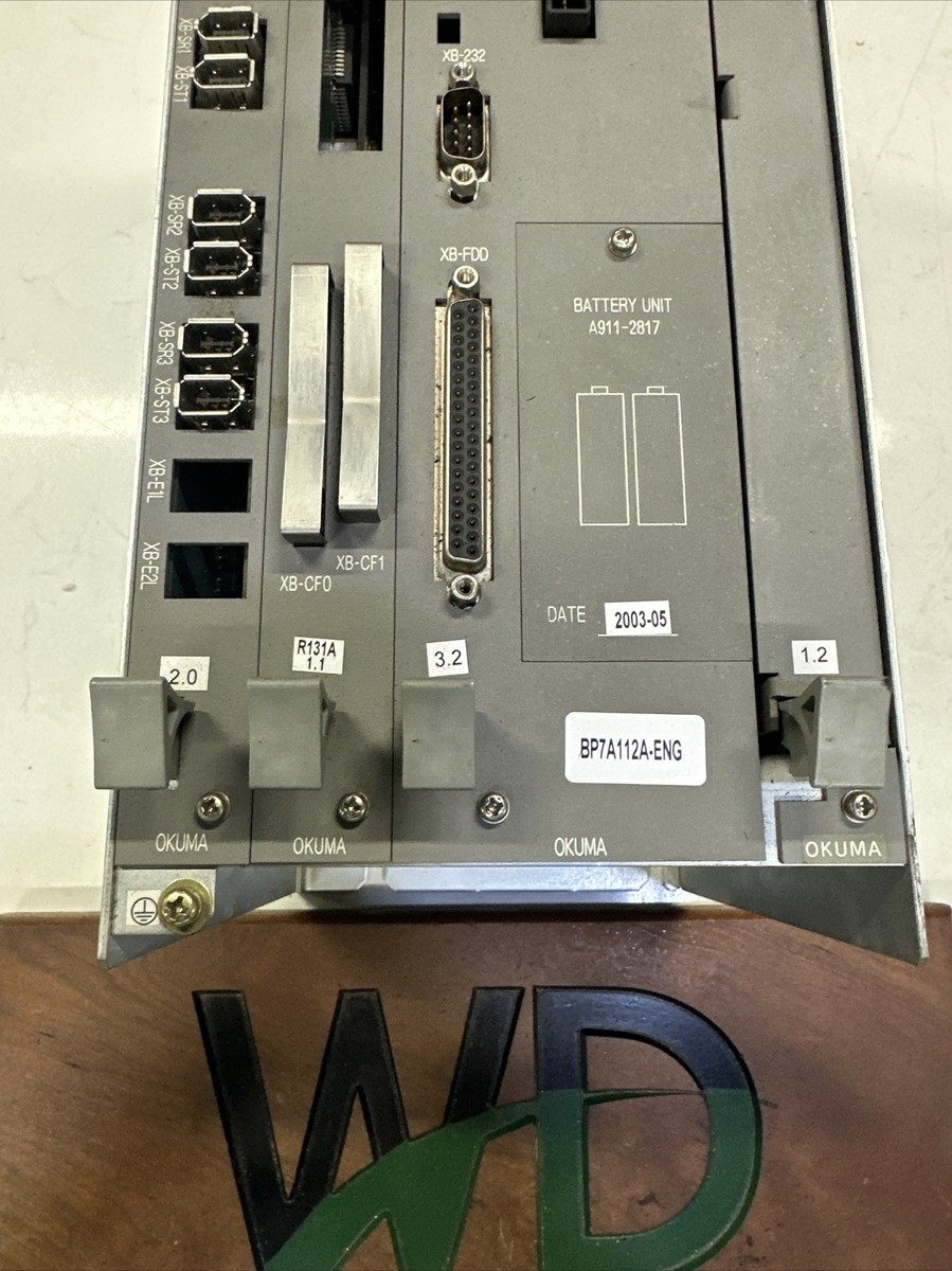 OKUMA オクマ BP7A114A-JPN サーボドライブ 動作保証 OKUMA E7191-00U-002 4 RACK BP7A112A-ENG R131A Uses Tested And