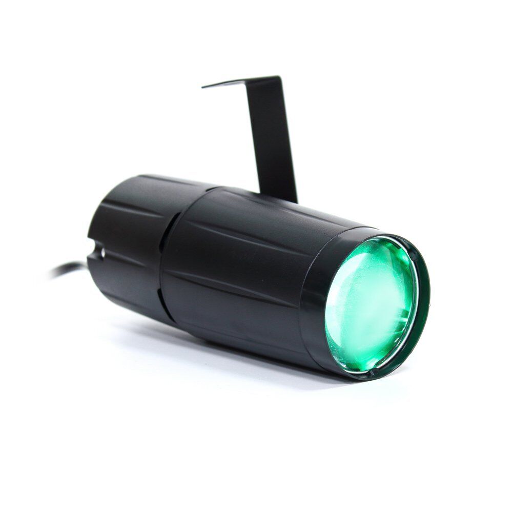 Mini 10W Green LED Pinspot Stage Lighting LED Spotlight DJ Party Spin Lights