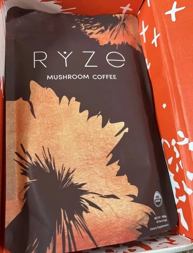 Organic RYZE Mushroom Coffee - 2 Pack (60 Servings) - Focus & Energy - Free Ship - Image 4 of 4