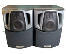 Vintage 1990s 90s Quality Aiwa SX-NAJ22 Bookshelf Speakers 3 WAY 60 Watts Wired