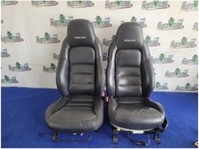 C6 Chevrolet Corvette Z06 Oem Set Black Leather Seats Driver Passenger 2853 C6 Chevrolet Corvette Z06 Oem Set Black Leather Seats Driver Passenger 2853