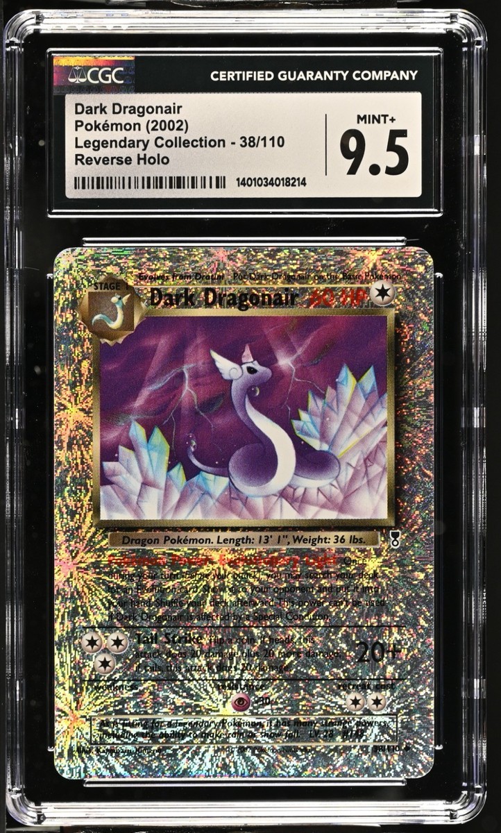 CGC 9.5 Dark Dragonair Reverse Holo 38/110 Legendary Collect