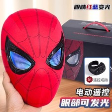 The Amazing Spider-Man Mask Spider-Man Cosplay Halloween Moving Eyes 