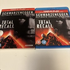 Total Recall Ultimate Edition Blu-ray DVD with Lenticular Slipcover