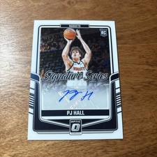 PJ Hall 2024-25 Donruss Optic RC Signature Series Auto SP #SS-PJH