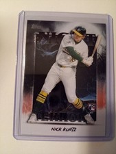 Nick Kurtz Night Terror  (RC) 2025 Topps Update. Oakland Athletics 