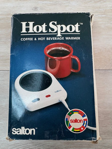 Vintage 1987 SALTON Hot Spot Coffee & Hot Beverage Warmer TESTED