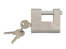 Image of Faithfull Brass Shutter Padlock 60mm FAIPLB60SHUT