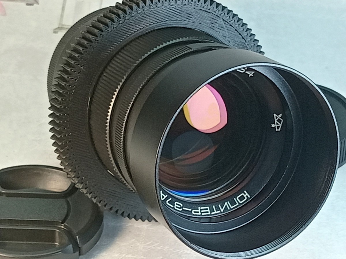 Jupiter-37A 135mm f/3.5 Cine Mod Lens M42 Sony E NEX w/ Follow