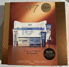 No7 The Ultimate Skincare Collection Lift  Luminate Face Full Size 6 Pc Set