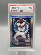 2024 Bowman Chrome James Wood AI #BA117 PSA 9 Mint