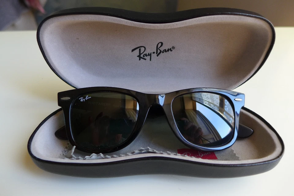 Ray-Ban Wayfarer Ease RB4340 50-22 150mm Occhiali da Sole Squadrati Montatura..., foto 1 di 5