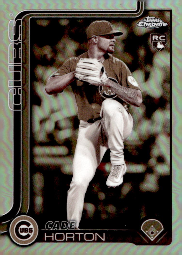 2025 Topps Chrome Update #USC63 Cade Horton Sepia Refractors