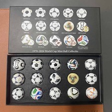 Historical FIFA World Cup Soccer Mini Ball Set 1970-2026 Collection Gift UK