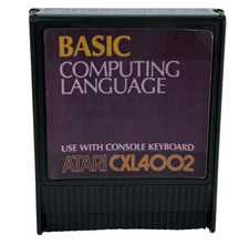 Atari BASIC Computing Language CX4002 Cartridge Lot Atari 400 800 Used