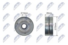 NTY Keilrippenriemensatz RNK-AU-018 für VW POLO 4 9A4 9A2 9N2 9A6 FOX 5Z1 5Z3 1
