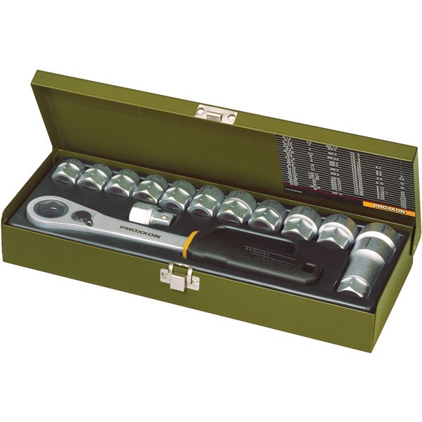Proxxon Industrial Special Set For Long Bolts & Screws (1/4"") - 14 Piece