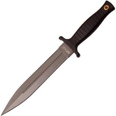 Mtech Boot Knife Stainless Steel Double Edge Blade ABS Handle - MT-20-77GY