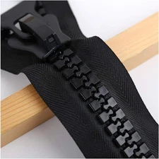 Super Large Plastic Zipper Size 20# Heavy Duty Zippers 10 In Long With Big Slide