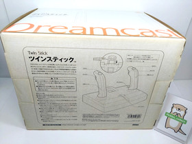 Dreamcast Twin Stick Controller HKT-7500 w/Box Tested SEGA DC 0302D