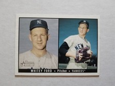 2003 Bowman Heritage Whitey Ford (Double Image) #177 HOF