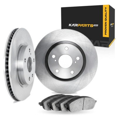 For Audi Q3 2015-2018 Brake Set Front | Cast Iron | Vented | Plain Rotor Style