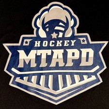 MTAPD NYPD New York City Police T-Shirt Sz L LIRR Railroad Hockey Team NYC