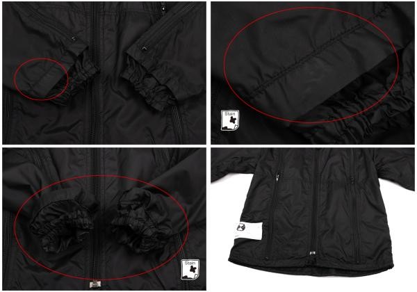 FINAL HOME Multiple Zip Design Nylon Jacket Size … - image 12