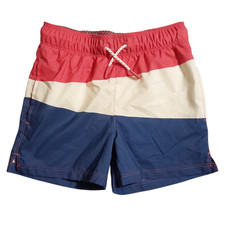 Art Class Boys Sz S Elastic Waist Drawstring Pockets Lined Swim Shorts FREE S H