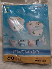 Orange And Cream Striped Arm Bands, Swimming Accessories