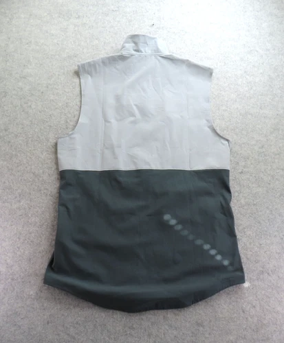 Under Armour Vest Mens Large Gray Softshell Full Zip Collared Outdoor 1327655 image 3