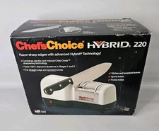 Chef's Choice Hybrid 220 Electric Knife Sharpener New In Box