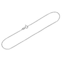 Fusskette 925 Sterling Silber 26Cm Ankerkette 4 Fach Diamantiert Damen Armkette