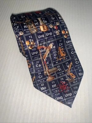 Steven Harris Chemistry Periodic Table Men’s Tie - Image 1 of 4