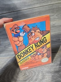 Donkey Kong Classics Nintendo NES COMPLETE W/ Box Manual Sleeve Foam Cartridge