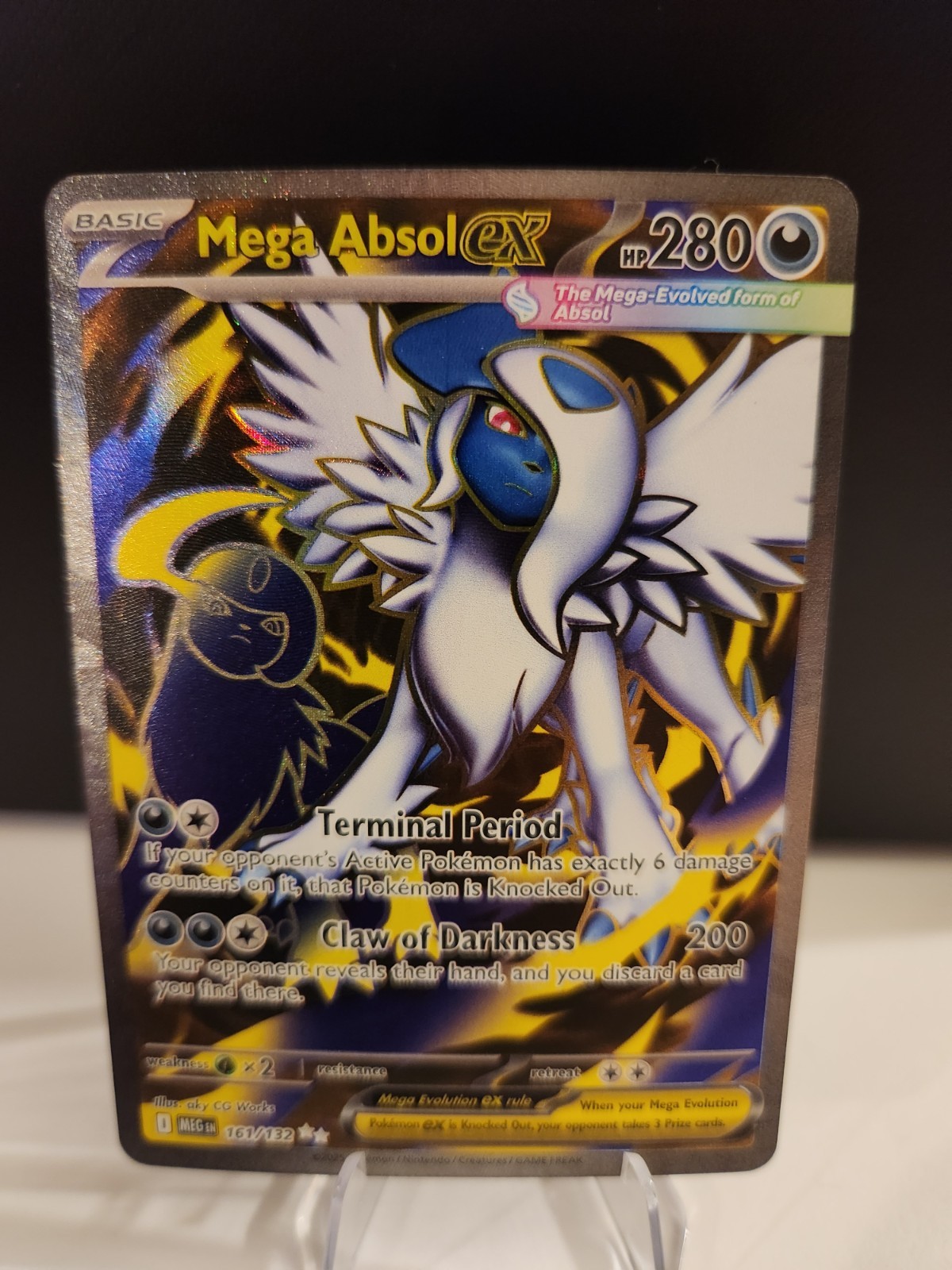 Pokemon: Mega Absol ex 161/132 Mega Evolution NM