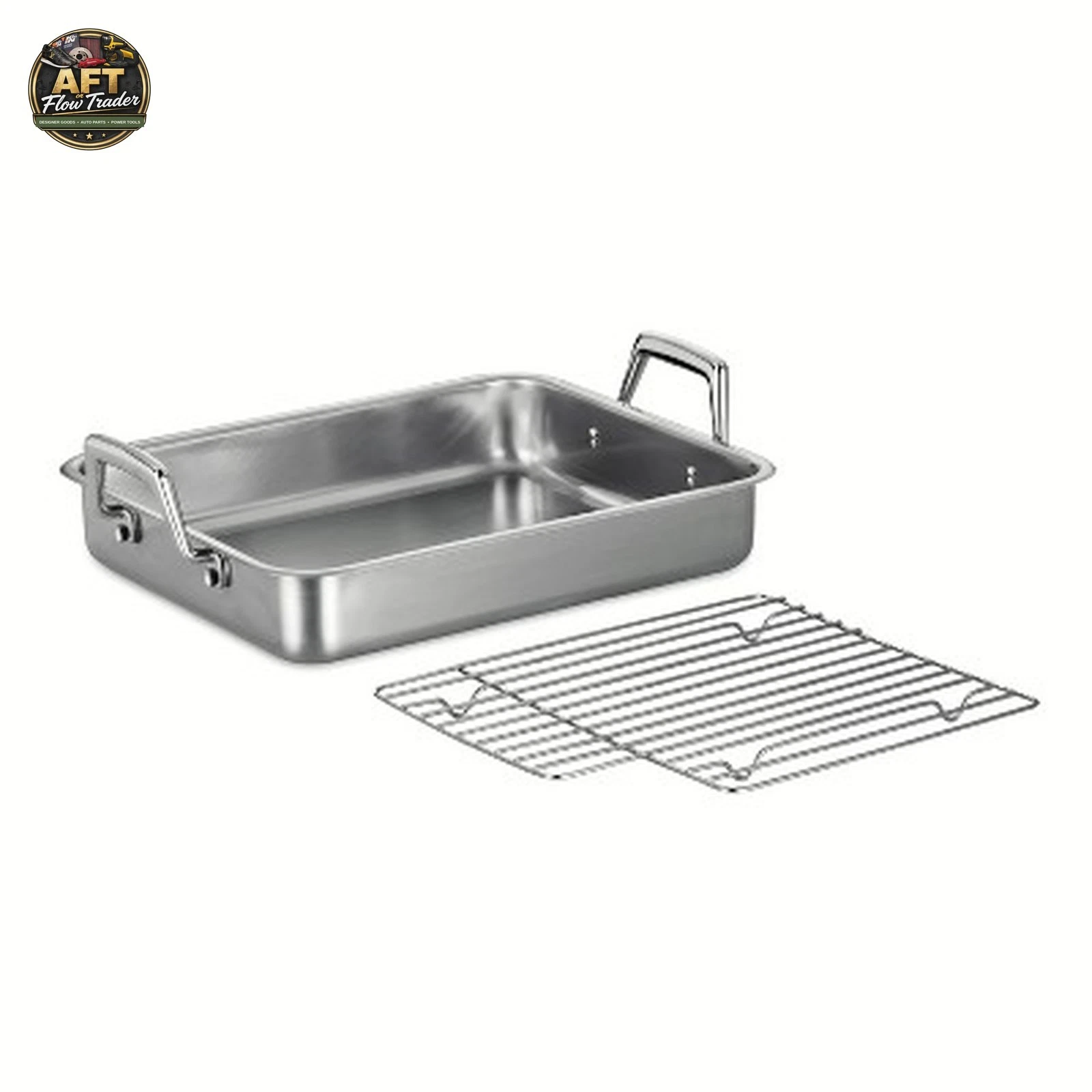 Tramontina Gourmet Prima 13.5" Roasting Pan with Rack