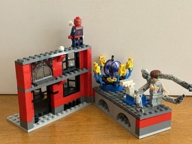 LEGO Spider Man Spiderman Doc Ock's Fusion Lab 4857 Rare Figures