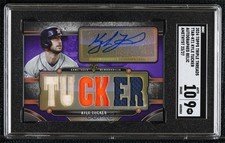 2024 Topps Triple Threads Relics Amethyst 23/27 Kyle Tucker SGC 9 MINT Auto v1x