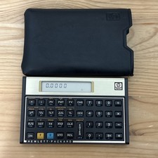 Hewlett Packard HP 12C Financial Calculator With Original Case Working
