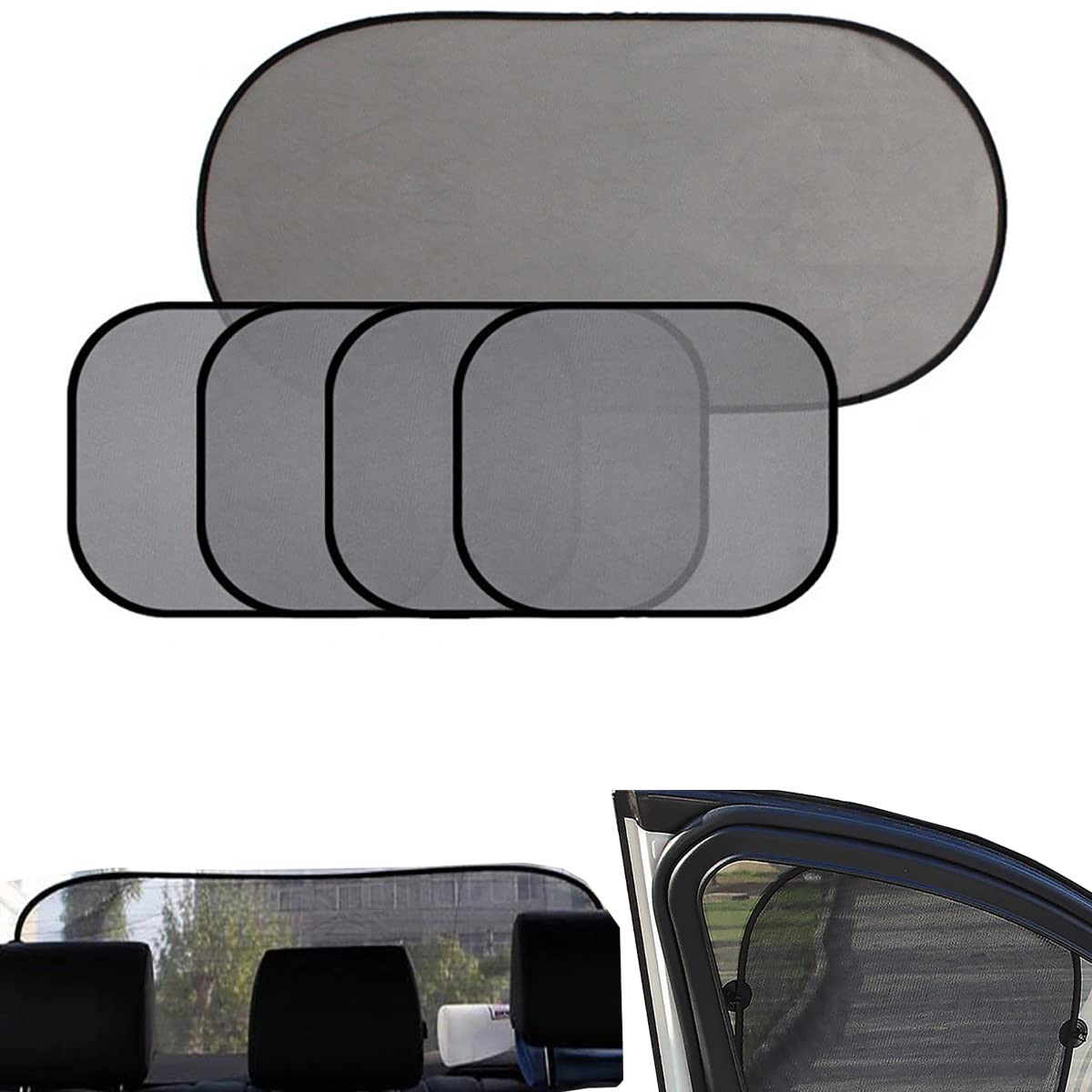 Sonnenschutz Parasole Auto Bambini Confezione Da 5 Tendine Parasole (g5y)