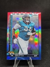 2025 Topps Chrome Maason Smith Red White and Blue Refractor #140 Jaguars