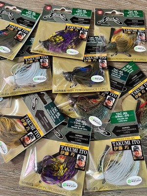 NORIES Tac Jig 3/8oz & 1/2oz JDM Swim Jig Fishing Lures Choose Size & Color