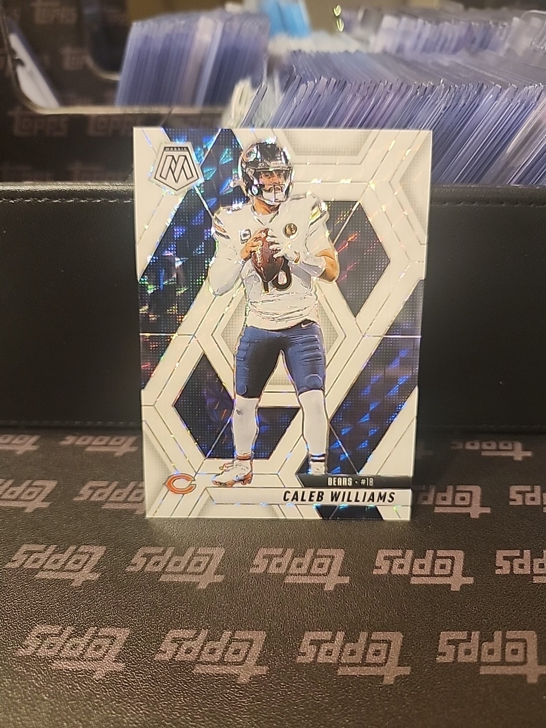 2025 Panini Mosaic Caleb Williams White /25 SP Bears #22