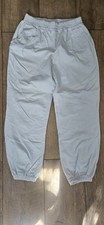 White Sport Trousers Size S Women Joggers
