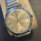 Y58 VTG Timex 1960's Self Wind Mechanical Watch SilverTone Parts Repair Restore