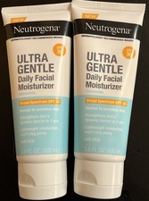 Neutrogena Ultra Gentle Daily Facial Moisturizer SPF30 3.4fl oz  2 Pack  8/2026