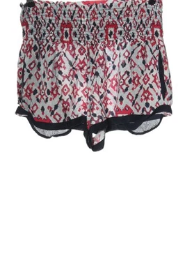 ZARA TRAFALUC Short moulant Dames Pantalon court T EU 36 blanc-rouge-noir - Photo 1/4