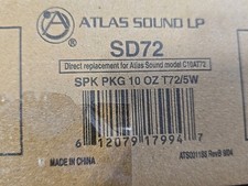 Atlas Sound SD72 Dual Cone Ceiling Speaker