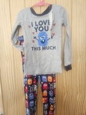 Childrens Place Monster Pajama Set
